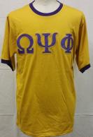 Omega Ringer T Shirt Gold